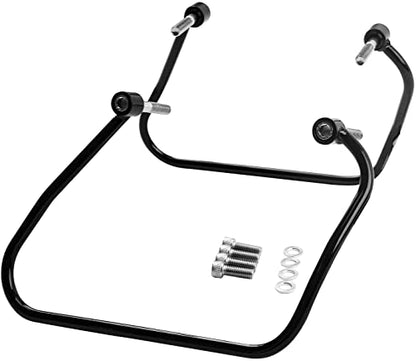 18-25 Saddlebags Support Bracket Mount Rack Kit Fits for Harley Softail Slim FLSL Street Bob FXBB Models (2018-2025 ) - size: Softail 2018-2025