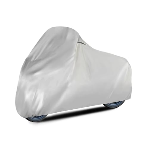 Lightweight Motorcycle Cover with Air Vents, All Season Water Resistant, Dust, UV Protection, Universal Indoor/Outdoor Scooter Cover (XXL) - size: XXL