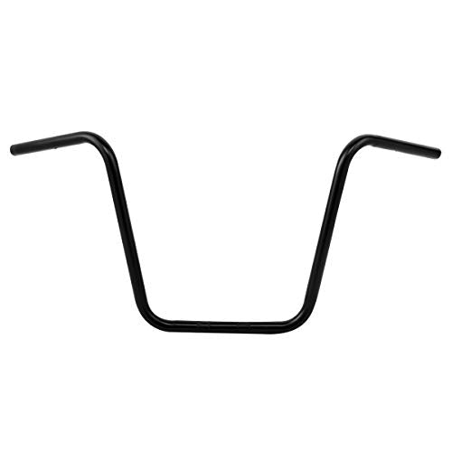 TCMT 16" Rise Ape Hanger 1" Handlebars Fit For Harley-Davidson FLST FXST Sportster XL Custom Application - color: Black, size: 16" Rise