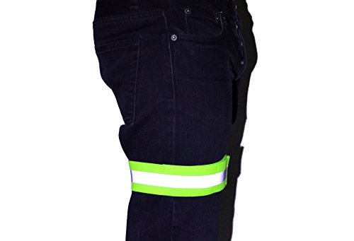 HQRP Reflective Elastic Band for Safe Running Cycling Biking Walking at Night