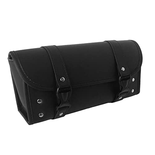 Motorcycle Handlebar Bag Saddlebags Fork Bag universal for Haley Kawasaki Suzuki Yamaha - style: Solid Bag