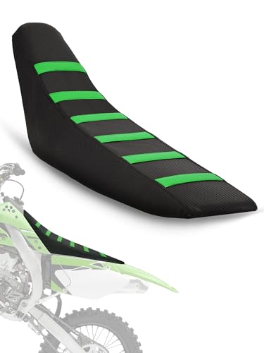 JFG RACING Dirt Bike Seat Cover,Non-Slip Universal Motorcycle Cushion Cover for KX KXF KLX 100 110 250 300 450 Dirt Pit Bike Motocross-Green - color: Green