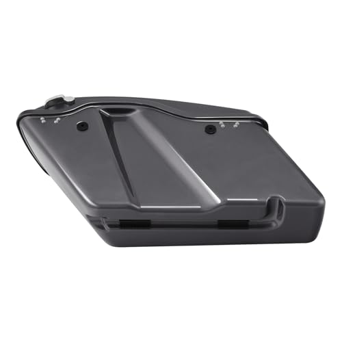 HR3 Gauntlet Gray Metallic Hard Saddlebags Compatible with 2021 Street Glide Special FLHXS Ultra Limited FLHTK (Replace for OEM) Fit for 2014-2023 Harley Touring Models - color: Gauntlet Gray Metallic