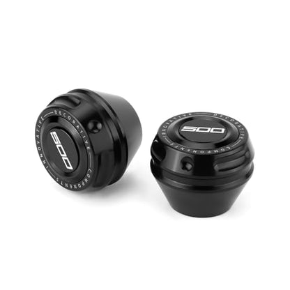 Motorcycle Front Wheel Axle Fork Slider Crash Protector Compatible With Ninja 500 ABS/SE/KRT 2024 2025 | Ninja500 Accessories (black)