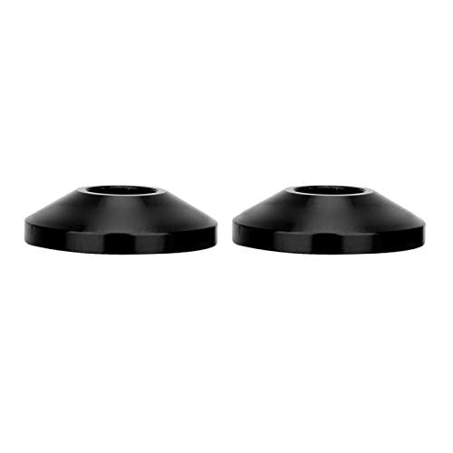 for Motorcycle 1 inch Handlebars end 1 inch 1 Pair Universal CNC Aluminum Alloy Motorcycle Handlebar Handle Bar End (Black) Motorcycle Handlebar 1" end contrappesi Moto embout
