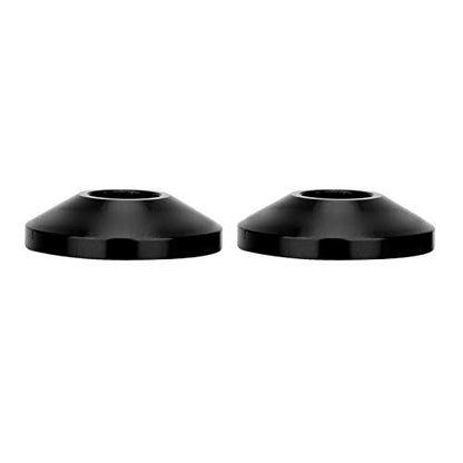 for Motorcycle 1 inch Handlebars end 1 inch 1 Pair Universal CNC Aluminum Alloy Motorcycle Handlebar Handle Bar End (Black) Motorcycle Handlebar 1" end contrappesi Moto embout