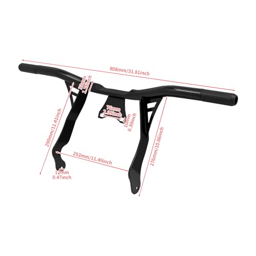 Motorcycle Crash Bar Engine Guard Highway Crash Bar Fit for Harley Touring Street Glide Road Glide Road King Electra Glide Ultra (2014-2023 Touring) - size: A- Engine Guard For 14-23 Touring