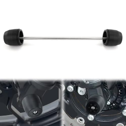 Xitomer Front Axle Sliders Compatible with YZF-R3 2015-2025, MT-03 2016-2025, Motorcycle Front Fork Wheel Frame Sliders Crash Protector (Front) - style: Front