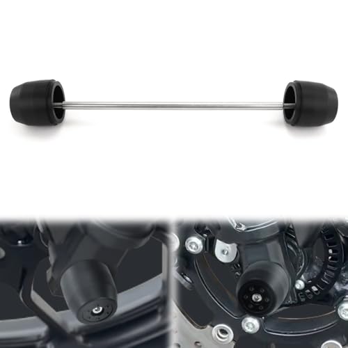 Xitomer Front Axle Sliders Compatible with YZF-R3 2015-2025, MT-03 2016-2025, Motorcycle Front Fork Wheel Frame Sliders Crash Protector (Front) - style: Front