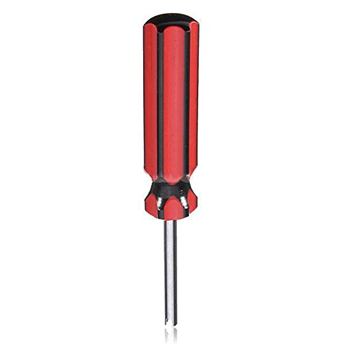 iayokocc Tire Valve Stem Removal Tool, Valve Stem Core Remover Tire Inflating Valve Install Tool Repair Tool, Universal Motorcycle Car Truck Bike Valve Stem Screwdriver(Red)
