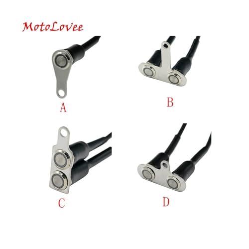 Stainless Steel Motorcycle Switch ON-Off Handlebar Adjustable Mount Waterproof Switches Button DC12V Fog(D3) - color: D3