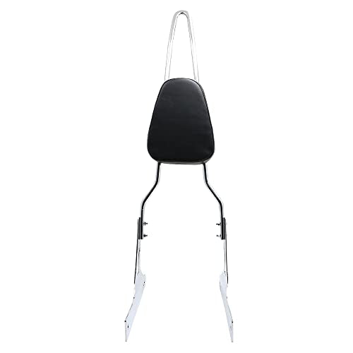 Motorcycle Detachable Pad Passenger Backrest Sissy Bar for 2006-2016 Harley Davidson Dyna FLD Street Bob FXDB FXD Wide Glide Super Glide Custom FXDC Low Rider FXDL Chrome - color: Chrome