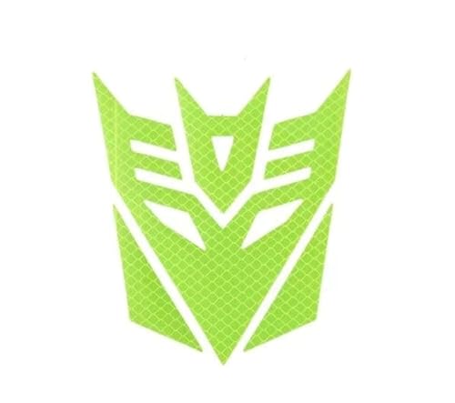 Reflective Light- Car, Motorcycle, Car Window, Truck, Notebook, Vinyl Decal Sticker, car Accessories, Vehicle Decorative Stickers (Green B) - color: Green B