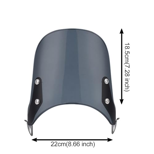 Fairing Windscreen Motorcycle Windshield Extension Spoiler Universal Motorbike Windscreen Wind Deflector Airflow Extender Parts Adjustable