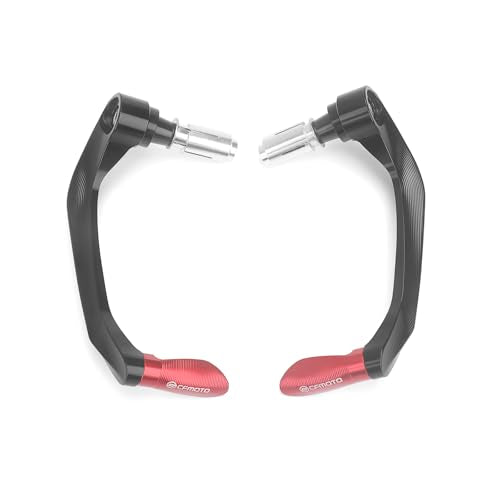 Motorycle Brake Clutch Lever Handguards Protector for CFMOTO 450SS 450NK 250SR 7/8'' Handlebar CNC Aluminum Hand Guards (Red) - color: Red