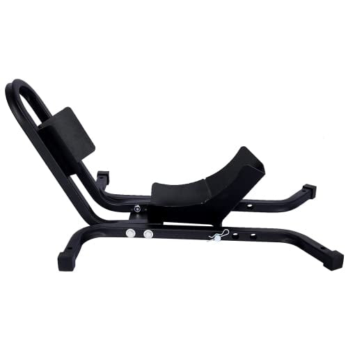 Motorcycle Front Tire Chock, 1200 lbs Heavy Duty Wheel Stand, Black Motorbike Front Chock for 17"-21" Wheels, High-Grade Steel Trailer Stand,Send Goods from Local Warehouse,Fast delivery
