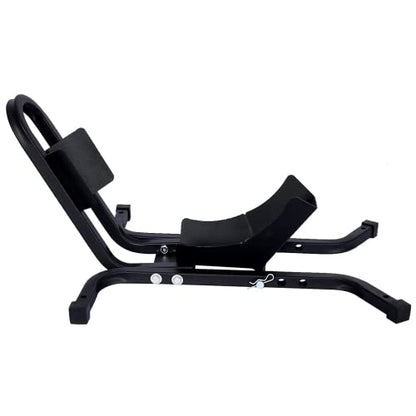 Motorcycle Front Tire Chock, 1200 lbs Heavy Duty Wheel Stand, Black Motorbike Front Chock for 17"-21" Wheels, High-Grade Steel Trailer Stand,Send Goods from Local Warehouse,Fast delivery