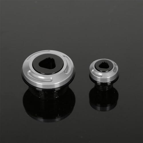 Monkey125 Engine Crankcase Cover Plugs Compatible with Monkey 125 GROM CT125 DAX 125 CNC Motorcycle Accessories Crankcase Hole Plug (Titanium) - color: Titanium3