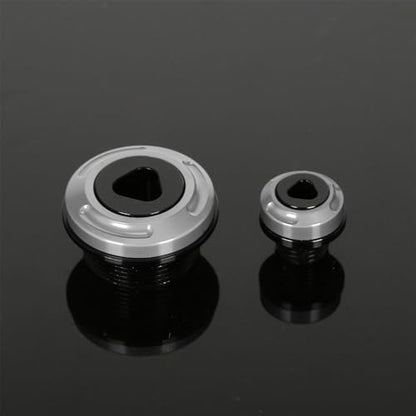 Monkey125 Engine Crankcase Cover Plugs Compatible with Monkey 125 GROM CT125 DAX 125 CNC Motorcycle Accessories Crankcase Hole Plug (Titanium) - color: Titanium3