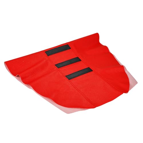 Ebike Seat Cover for Yozma In 10 Electric Dirt Pit Bike Non-Slip Soft Cushion Red - color: red background black stripes