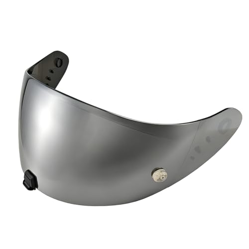 T520 Motorcycle Helmet Visor Replacement Compatible with Scorpion EXO T520/R1 Air/ST1400 UV Protection Anti-Scratch (Silver-For Day) - color: Silver-for Day