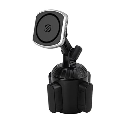 Scosche MP2CUPM-SP MagicMount Pro2 Cup Holder Magnetic Cell Phone Holder Car Mount Kit Compatible with MagSafe, iPhones, Galaxy, Pixel & All Smartphones - style: Cup Holder