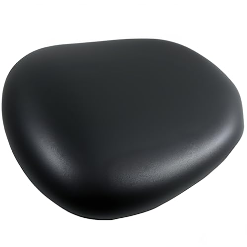 Rear Pillion Passenger Seat Compatible with Suzuki Hayabusa GSX1300R 2008-2020 - High-Density Foam Replacement Cushion Pad for Sport Bike Comfort & Durability (Black Synthetic Leather) - size: GSX1300R#08-18#c