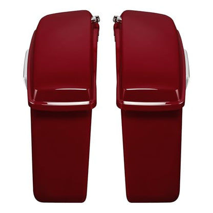 HR3 Billiard Red Hard Saddlebags Compatible with 2020 Road Glide Special FLTRXS Street Glide Special FLHXS (Replace for OEM) Fit for 2014-2023 Harley Touring Models - color: Billiard Red