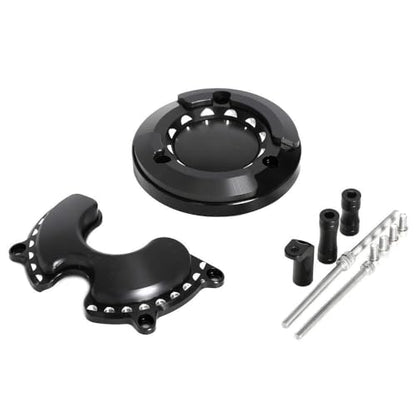 Monkey125 Left Right Engine Cover Protector Slider Compatible with Monkey 125 Super Cub C125 2018-2021 3D CNC Motorcycle Accessories Engine Crankcase Guard (Black) - color: Black2