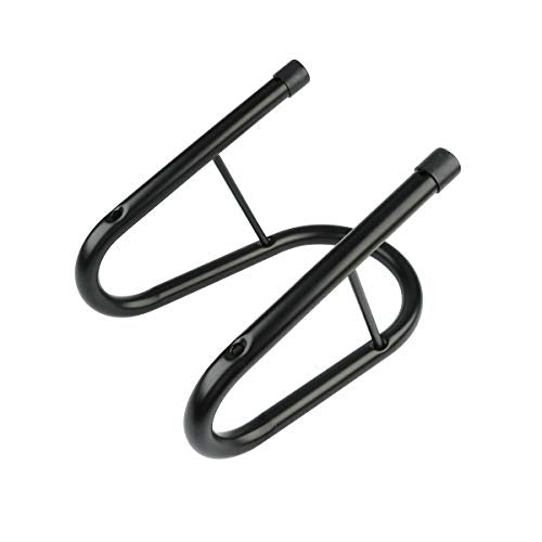 Green-L Motorcycle 2pcs Black 6.5" Wheel Chock Kit Scooter Bike Stand Trailer Truck Mount Kit Steel - color: 2 pcs