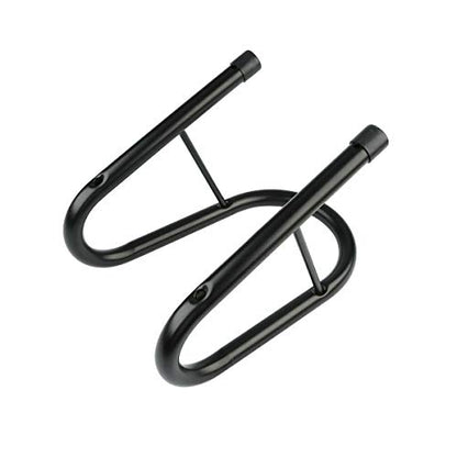 Green-L Motorcycle 2pcs Black 6.5" Wheel Chock Kit Scooter Bike Stand Trailer Truck Mount Kit Steel - color: 2 pcs