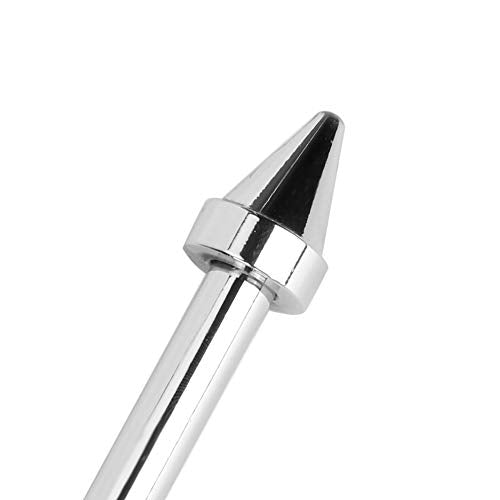 Motorcycle Flagpole, Universal Motorcycle Auto Flagpole Rear Luggage Rack Mount Flag Pole Accessory Car Flagpole (Electroplated Silver)