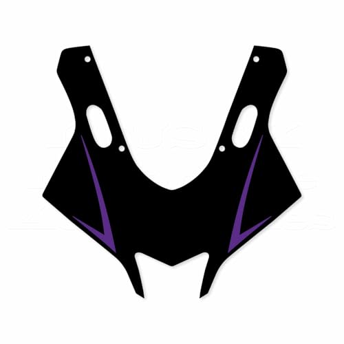 Motorcycle Front Fairing Reflective Sticker Decals,Purple | Compatible with Yamaha YZF R25 R3 2019-2022 - color: Purple