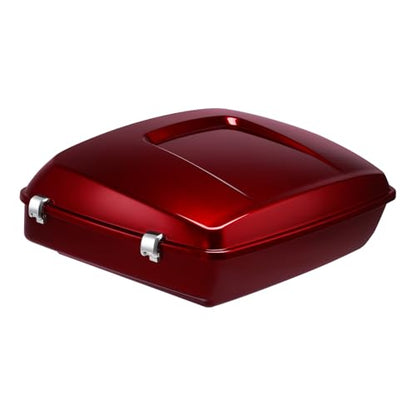TCT-MOTORPARTS Chopped Luggage Kit w/Backrest Pad Two-Up Mounting Rack Fit For Harley Touring Street Glide Special 2014-2024 Velocity Red Sunglo 2017S - color: Fit for Velocity Red Sunglo #1
