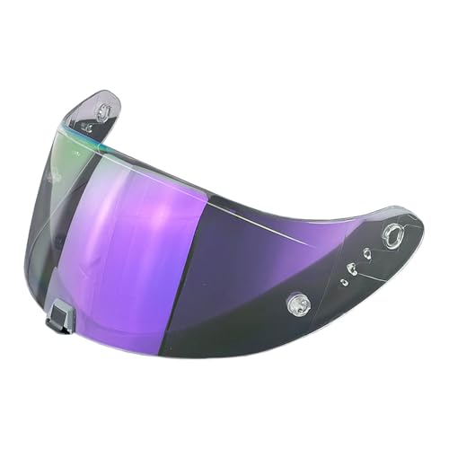 R1 Air Helmet Visor Replacement,Tinted Motorcycle Helmet Face shield Windshield lens for R1,R1 Air,R1 EVO,T520,ST1400,391 (Revo Clear Purple) - color: Revo Clear Purple
