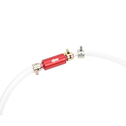 1Pair Brake Bleeder Hose, 6mm Inner Diameter Hose Brake Bleeder Kit, Flexible ABS One Way Check Valve Tube Bleeding Tool Kit Universal Replacement for Motorcycle Car Clutch