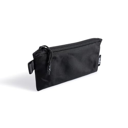 Snēk Small Parts Pouch for Bikes | Durable Organizer Bag for Tire Levers, Valve Cores, Patch Kit, Multi-Tool, Compact Accessories |Travel and Cycling Gear Bag | Black