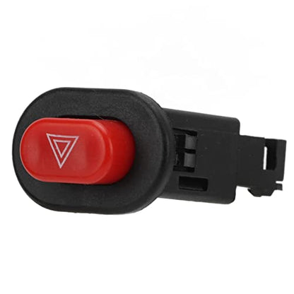 Hazard Light Switch Button Double Flash Warning Controller for Motorcycle Motorbike Scooter