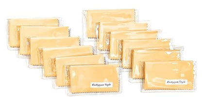 Premium Microfiber Cleaning Cloth in Individual PVC Pouches - Glasses Cleaning Cloth for Eyeglasses, Screens, Phones, Computer, Camera Lens, and Delicate Surfaces (12 x 1Pack) - size: 12 Pack size