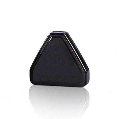 AIVYNA Car Pilot Lights Triangle Rear Brake Lamp Warning Strobe Stop Safety Light Bumper Light for F1 Style Motorcycle,Red case red lamp