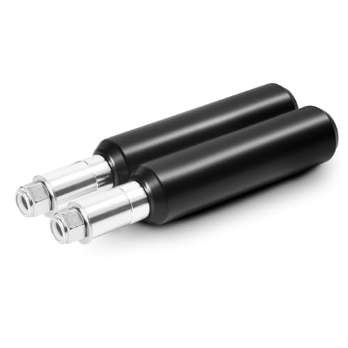 6.5" Motorcycle Frame Sliders Falling Crash Protector Upper Shock Mount Guards Falling Side Protector No Cut Kits Fit for Dyna 2006-2017 (Smooth Style) - color: 6.5 Inch-Smooth, size: For Harley Dyna 2006-2017