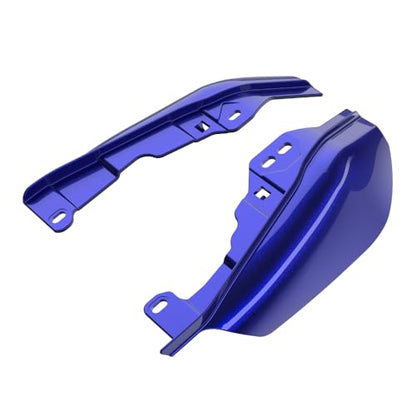Advanblack 2025 Road Glide Mid Frame Air Deflectors Heat Shields Deflector for Harley Touring '09-'25 Harley RG, Street Glide, Road King (Blue Streak) - color: Blue Streak