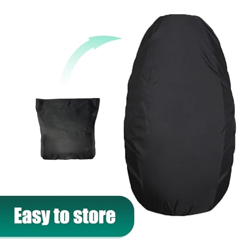 1 PC Motorcycle Seat Cover, 27.55" x 45.27" Oxford Cloth Rainproof Heat Insulation Seat Cover, Lightweight and Durable Motorcycle Accessories, Universal for Motorcycles (Black)