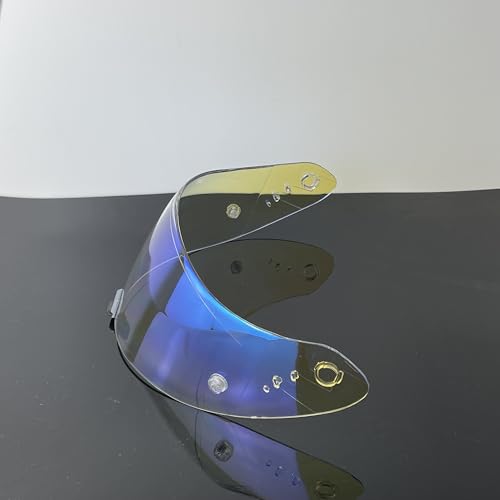 R1 Air Helmet Visor Replacement,Tinted Motorcycle Helmet Face shield Windshield lens for R1,R1 Air,R1 EVO,T520,ST1400,391 (Revo Clear Blue) - color: Revo Clear Blue