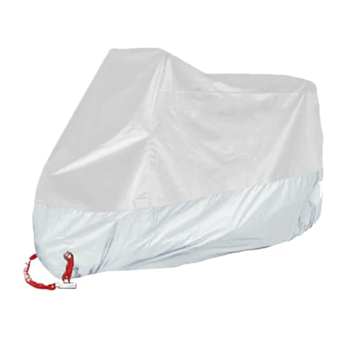 Motorcycle Waterproof Full Cover Outdoor UV Protector Rain Dust Sunshade Protective(Black) - color: Black