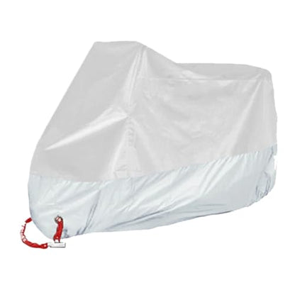 Motorcycle Waterproof Full Cover Outdoor UV Protector Rain Dust Sunshade Protective(Black) - color: Black