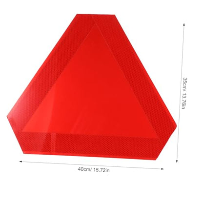 Emergency Slow Moving Vehicle Sign Reflective Safety Tape Triangle for Trucks Trailers