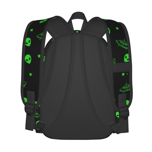 Galaxy Alien Backpack Bookbag Laptop Backpacks Multipurpose Daypack for Boys Girls School Men Women Travel Hiking - color: Galaxy Alien