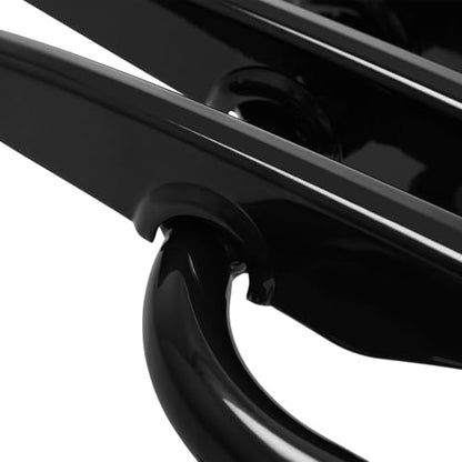 XFMT Motorcycle Black Detachable Stealth Two-Up Luggage Rack for Harley Touring Road King Street Glide Road Glide Electra Glide 2009-Later - color: Stealth Luggage Rack-Black
