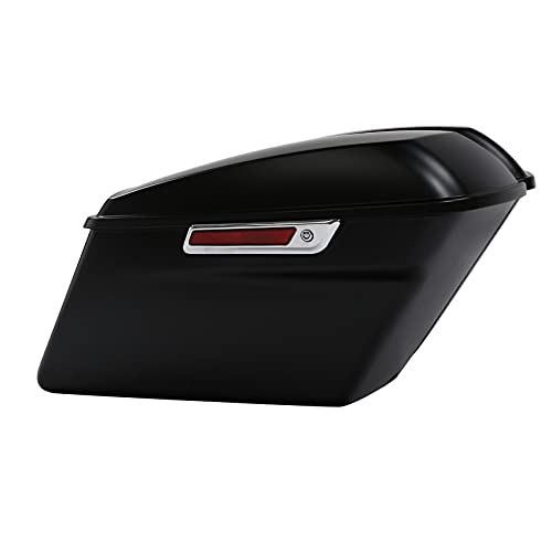 HR3 Black Denim Hard Saddlebags Compatible with 2017&2022 Street Glide Special FLHXS Road Glide Special FLTRXS 2018 Road Glide FLTRX (Replace for OEM) Fit for 2014-2023 Harley Touring Models - color: Black Denim